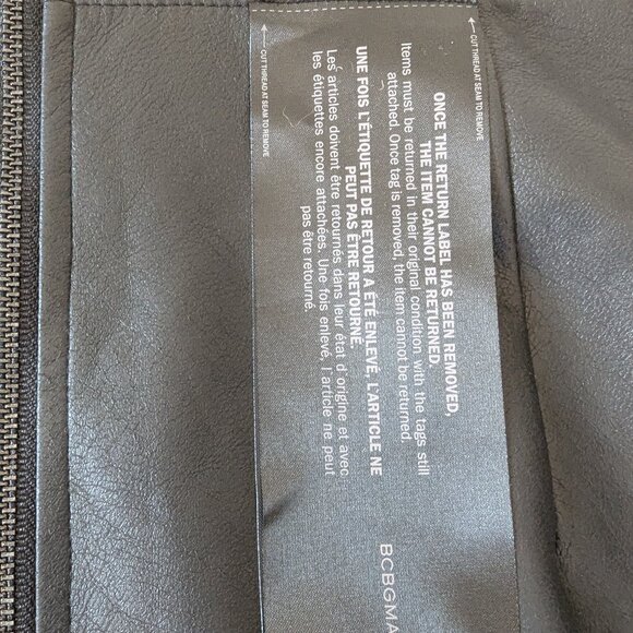 BCBG MaxAzria Midi Leather Dress - NWT - Size Large - Picture 10 of 10